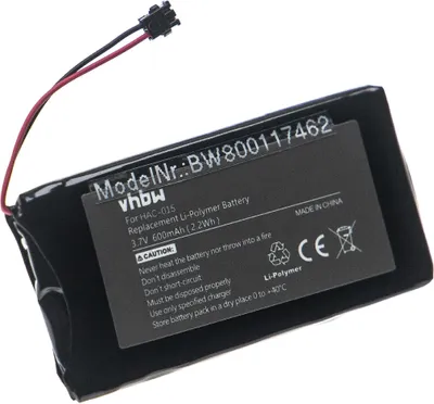 Produktbild von vhbw Akku Ersatz für Nintendo HAC-BPJPA-C0, HAC-006 für Gamepad Controller (600 mAh, 3,7 V, Li-Polymer)