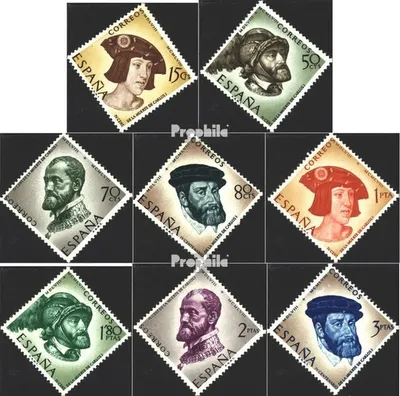 Produktbild von Briefmarken Spanien 1958 Mi 1121-1128 (kompl.Ausg.) postfrisch Karl I.