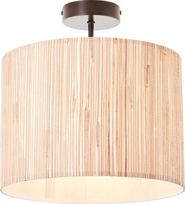 Produktbild von BRILLIANT Wimea Deckenleuchte 30cm schwarz/holzfarbend 99488/76