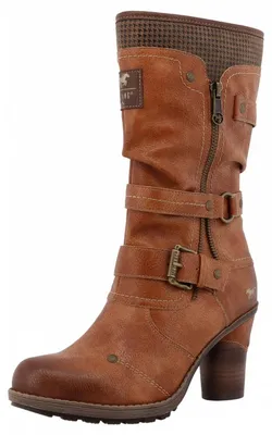 Zdjęcie produktu dla Buty z cholewką Mustang brązowe