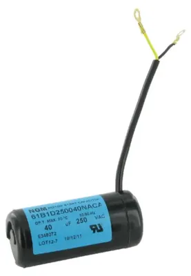 Startkondensator 40 µF 250 V Ø37 mm 82 mm