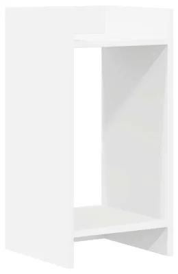 Image de Support de Plante Blanc 30 x 30 x 60 cm Bois d’ingénierie