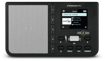 Produktbild von TechniSat STERNRADIO IR 2 | Mobiles Internetradio mit WLAN und Akku | schwarz