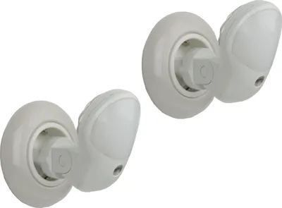 Produktbild von 2 Stück LED-Nachtlampe schwenkbar mit Farbwechsler Dämmerungssensor Notlampe