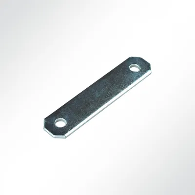 Produktbild von Lysel Gegenplatte für Riemen- und Bügelkrampe, (BxL) 16x72mm in grau (10 Stück)