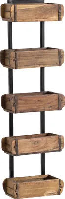 Produktbild von Wandregal Ziegelform 5er