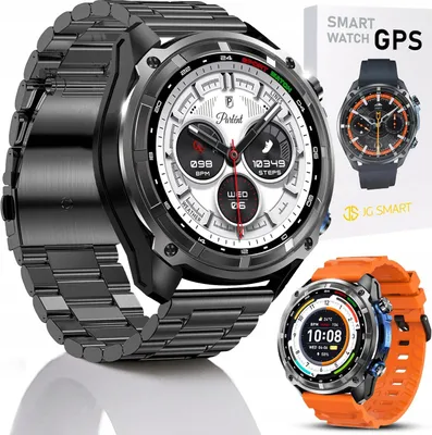 Zdjęcie produktu dla Smartwatch Męski Z Gps Latarka Kompas Wysokościomierz 5Atm Polskie Menu