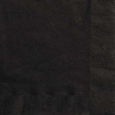 Produktbild von 20 grosse Servietten schwarz 33x33 cm