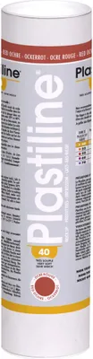 Produktbild von Plastiline Plastiline, 1 kg, Härtegrad 40 (sehr weich) - Ockerrot 1340T