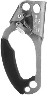 Productafbeelding van Klimhulp Handklem - Hefboom Touwklem - Touwklimmen Oefenen - Aluminium Magnesiumlegering - 8-13 mm touwdiameter - Grijs