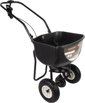 Produktbild von Streugutwagen 20 l Kunststoff schwarz Bereifung Gummirder luftbereift 10-15 m