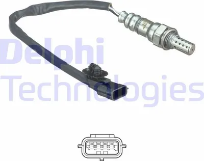 Produktbild von DELPHI Lambdasonde für RENAULT MEGANE III Grandtour (KZ0/1) Beheizt 335mm ES20523-12B1