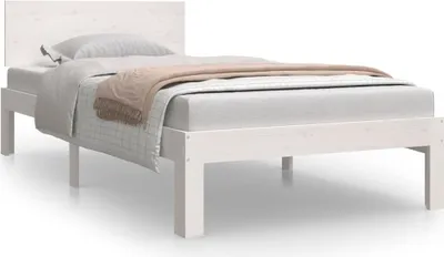 Obrázek produktu pro vidaXL Postel z masivu bílá 90x190 cm