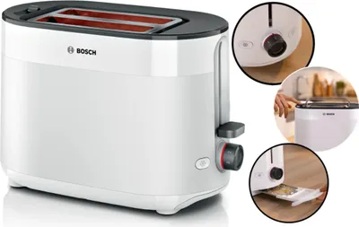 Produktbild von Bosch MyMoment Toaster TAT2M121 950W 2 Toaster Timer Thermostat Abtauung