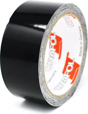 Produktbild von 10m Zierstreifen 40mm Schwarz Dekorstreifen Auto Motorrad Boot Modellbau Klebestreifen