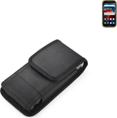 Produktbild von Holster Gürteltasche kompatibel mit Ulefone Armor X7 Pro Holster Gürtel Tasche wasserabweisend Handy Hülle Schutz Hülle Outdoor schwarz K-S-Trade