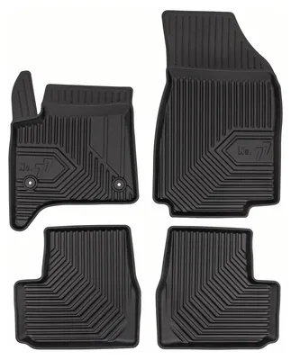 Productafbeelding van Rubberen automatten voor Fiat Grande Panda vanaf 2024 (hatchback) – 4-delig, zwart, op maat