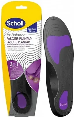 Produktbild von PLANTAR FASCITIS Anti-Schmerz-Einlagen mit in-balance 3 in 1 Technologie #Grö ß e L 42.5-45 1 u