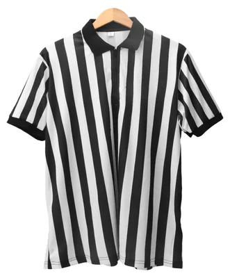 Productafbeelding van Solidchoice - Unisex Scheidsrechter Shirt met Rits en Strepen