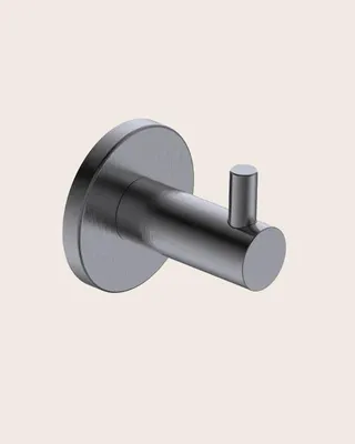 Immagine prodotto di Gancio appendi asciugamano grigio metallico Minimal