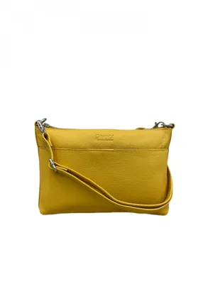 Produktbild von C7023 Cinino Ledertasche Umhängetasche Sonnengelb
