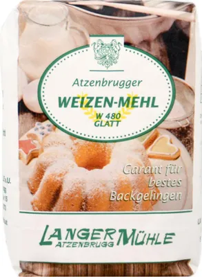 Produktbild von Weizen Mehl W 480 glatt 1kg