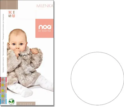 Produktbild von Baby Schmetterlingsstrumpfhose kleine Größen Bianco 80-86