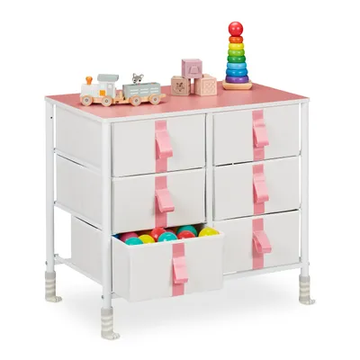 Produktbild von relaxdays Kommode für Kinder 6 Schubladen