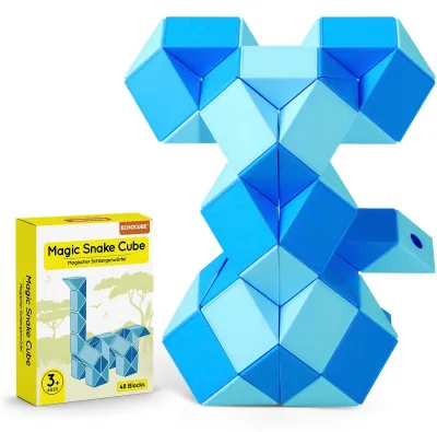 Obrázek produktu pro Magický hadí kostka – 48 bloků – Vzdělávací fidget hračka