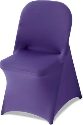 Zdjęcie produktu dla Pokrowce Na Krzesła Vevor 50 Szt Elastyczne Fioletowe Spandex Na Wesela