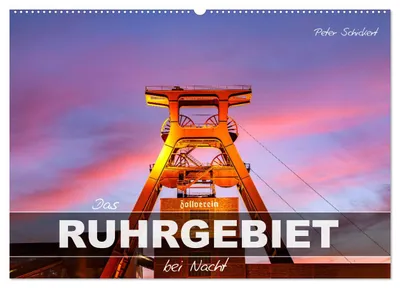 Produktbild von Das Ruhrgebiet bei Nacht (Wandkalender 2027 DIN A2 quer), CALVENDO Monatskalender