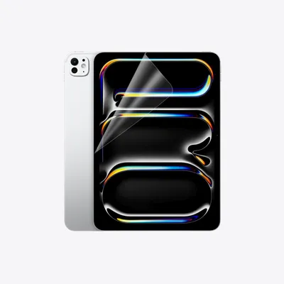 Image de 2x film transparent Protection d'écran pour Apple iPad Pro 13 2024 M4 13 pouces film écran anti-rayures