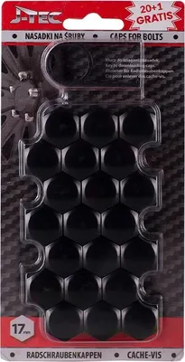 Immagine prodotto di Tappi a vite 17", neri, 20 pz.