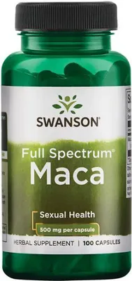 Produktbild von Maca 500 mg 100 Kapseln Swanson Health Products
