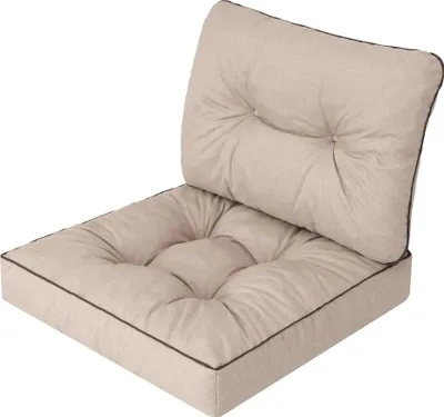 Produktbild von HOBBYGARDEN Poduszki ogrodowe na rataanmöbel Poduszki ogrodowe Rataan Poduszki dekoracyjne Poduszki 60x60x40 Bezowy