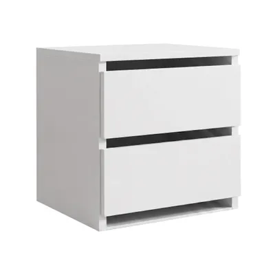 Produktbild von BEAUTYSOFA | Schubkasteneinsatz HELA 40 cm Weiß – Kleiderschrank Einsatz mit 2 Schubladen, Organizer & zusätzlicher Stauraum