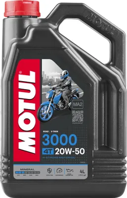 Produktbild von Motul Motoröl 3000 4T 20W50 4L (Mineralisch)