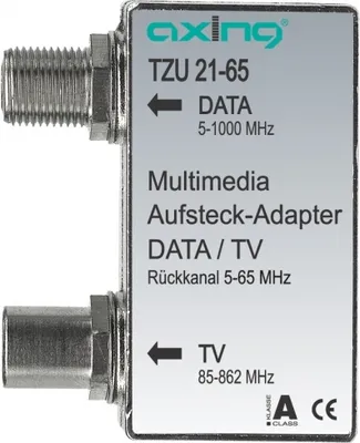 Image de AXING TZU 21-65 MM Adaptateur enfichable, 5-1006 MHz, RK 5-65 MHz