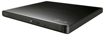 Produktbild von LG GP57EB40, Schwarz, Ablage, Desktop / Laptop, DVD Super Multi DL, USB 2.0, CD-R, CD-ROM, CD-RW, DVD+R, DVD+R DL, DVD+RW, DVD-R, DVD-R DL, DVD-RAM, DVD-ROM, DVD-RW