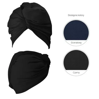Image de ANWEN Turban Warp It Up Noir - Turban Noir