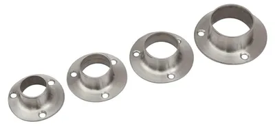 Produktbild von Edelstahl Wandflansch Wandhalter Flansch Steckfitting Wandlager Rohr Rundrohr A Ø25mm