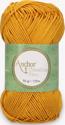 Obrázek produktu pro Anchor Creativa Fino - 100% bavlněná příze na háčkování a pletení (barva 00249)