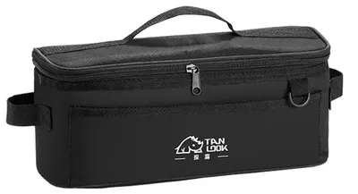 Produktbild von Camping-Organizer Tasche – Multifunktionale Aufbewahrungstasche für Zubehör für Zelte – Schwarz