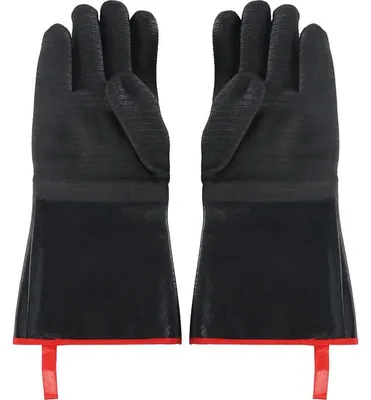 Produktbild von Ofenhandschuhe, Neopren, hitze- und ölbeständig, schwarz, L. 350 mm