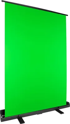 Produktbild von Duronic FPS15 GN Green Screen | 130 x 150 cm Chroma-Key-Panel | Faltenfreie Leinwand für Streaming, Videokonferenz und Fotostudio | Grüner Greenscreen ideal für Schreibtisch Hintergrund bei Streamer