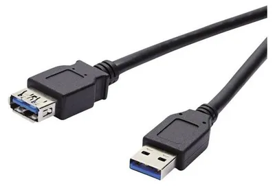 Obrázek produktu pro ViVanco™VVITUSB330MFK, 3 m, USB A, USB A, USB 3.2 Gen 1 (3.1 Gen 1), Černá