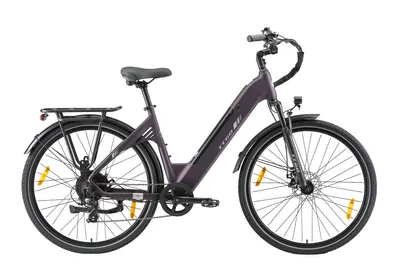 Produktbild von 28'' 18Ah Pre-mium Elektrofahrrad E-Bike Pedelec 7Gang E-MTB E-Citybike, Elektrofahrrad 25KM/H für Damen und Herren ab 170 cm Wasserdicht dunkellila