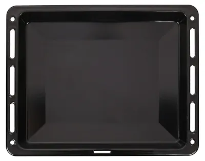 Backblech 46x37 cm emailliert, schwarz, für Beko/Bosch u.a.