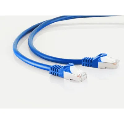 Produktbild von shiverspeaks BASIC-S Patchkabel Cat.7 S/FTP PIMF blau 1,0m
