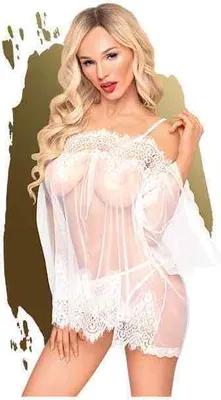 Obrázok produktu pre PENTHOUSE LINGERIE Lip Smacker M-L biela